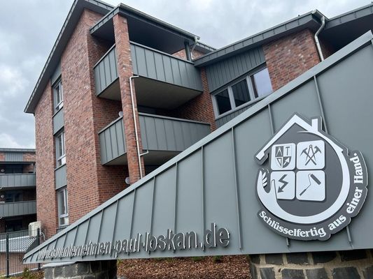 Firmensitz von Bauunternehmen Paul Loskan - Spaden